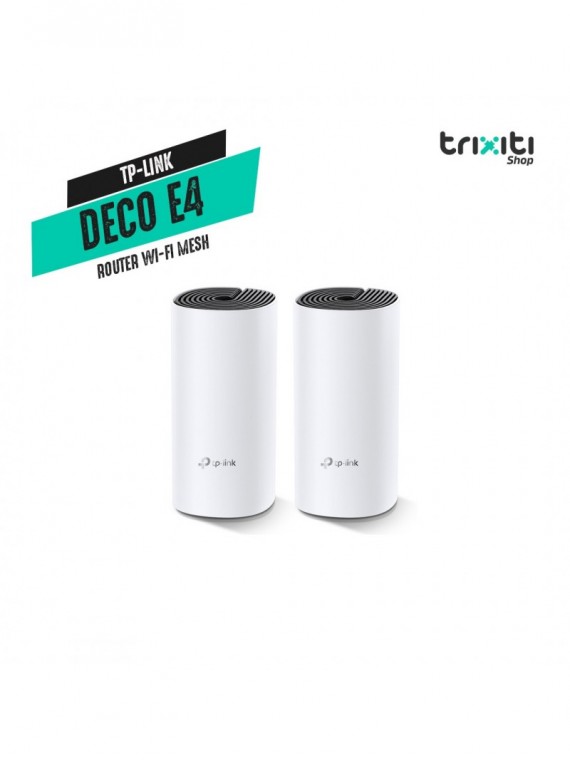 Router WiFi Mesh - TP Link - Deco E4 - Dual Band AC1200 (2-Pack)