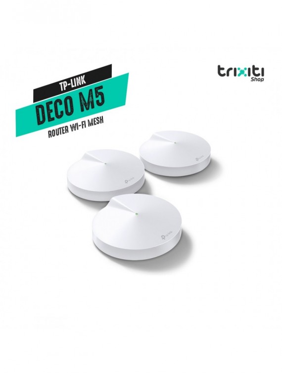 Router WiFi Mesh - TP Link - Deco M5 - Dual Band AC1300 (3-Pack)