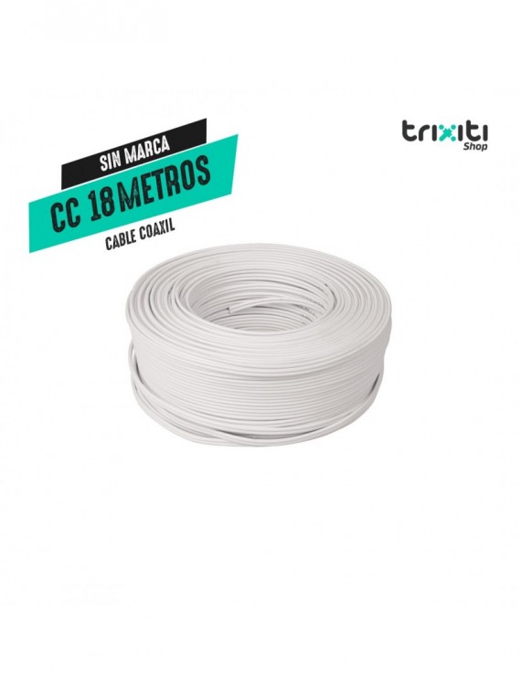 Cable Coaxil CCTV - Sin Marca - 18 metros