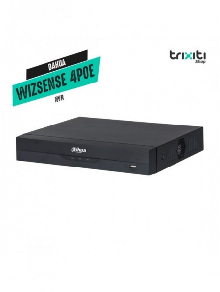NVR - Dahua - WizSense NVR2104HS-P-I - 4 canales PoE - 1 HDD