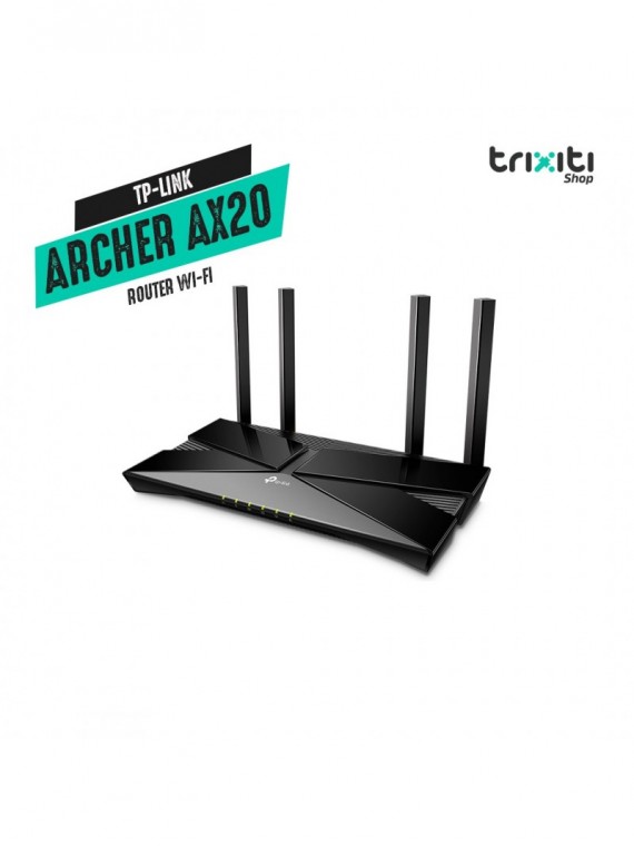 Router WiFi - TP Link - Archer AX20 - AX1800 WiFi 6