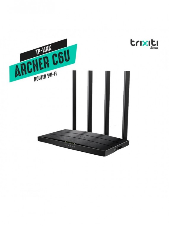 Router WiFi - TP Link - Archer C6U - AC1200