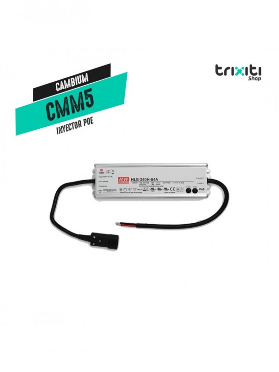 Inyector PoE - Cambium Networks - Para CMM5 54v