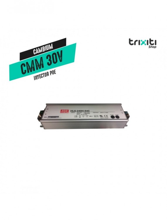 Inyector PoE - Cambium Networks - Para CMM 30v - Salida simple