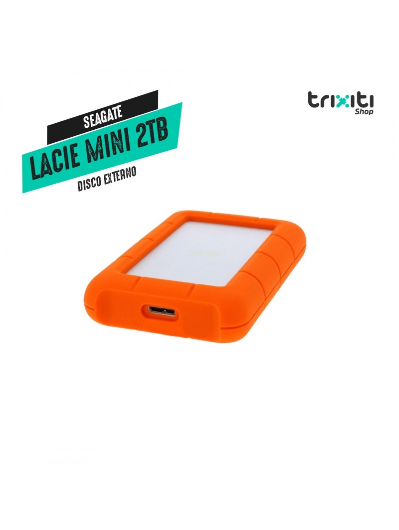 Disco Externo - Seagate - LaCie Rugged Mini - LAC9000298 - HDD 2TB USB 3.0