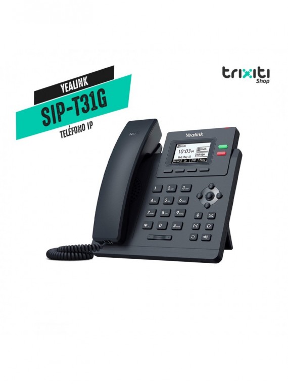 Teléfono IP - Yealink - SIP-T31G - 2 líneas