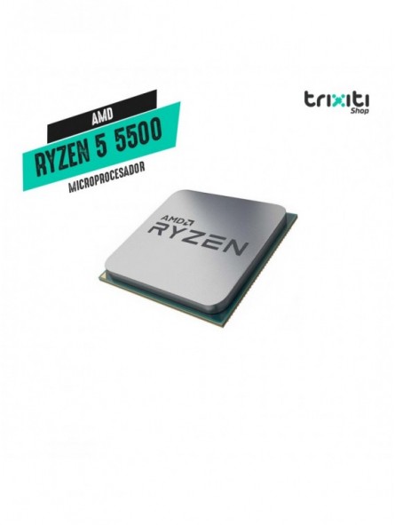 Microprocesador - AMD - Ryzen 5 5500 AM4 4.2GHz 6 Cores C/Cooler