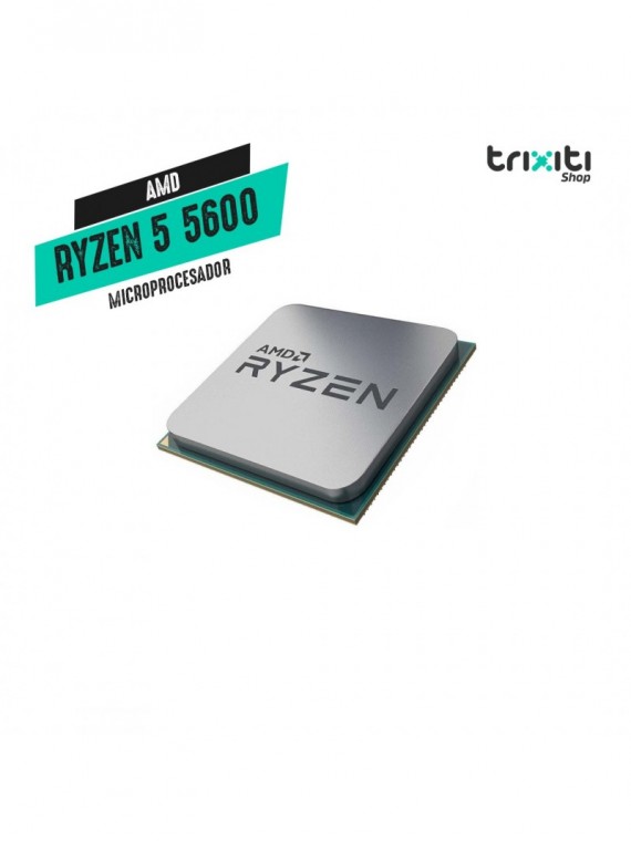 Microprocesador - AMD - Ryzen 5 5600 AM4 4.4GHz 6 Cores C/Cooler