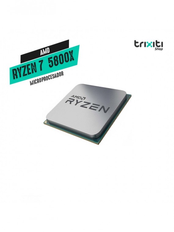 Microprocesador - AMD - Ryzen 7 5800X AM4 4.7Ghz 8 Cores S/Cooler
