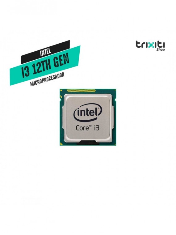 Microprocesador - Intel - i3-12100F LGA1700 4.3Ghz 4 Cores C/Cooler