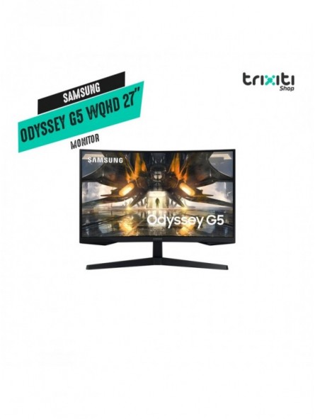 Monitor - Samsung - Gaming Odyssey G5 27" WQHD VA 1ms 165Hz