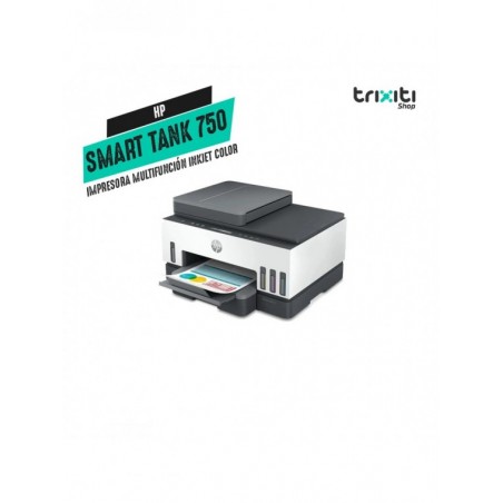 Impresora multifunción Inkjet color - HP - Smart Tank 750 - Sist. Continuo - WiFi & USB