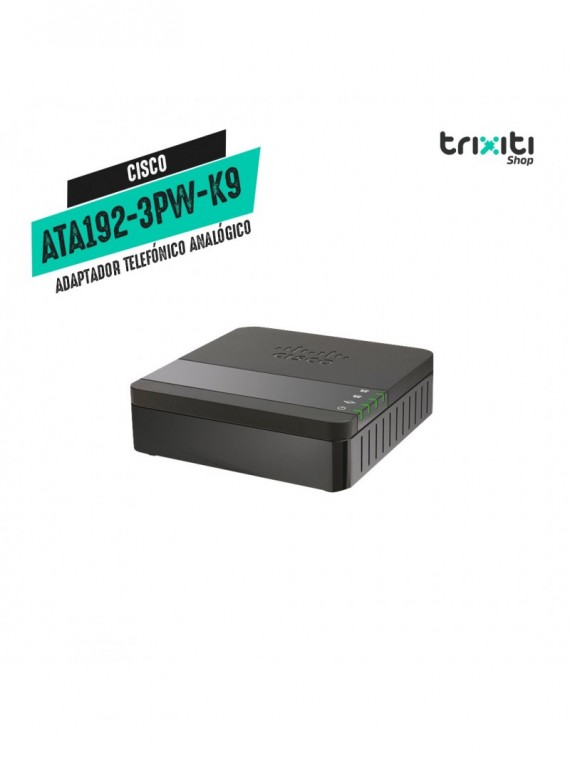 Adaptador telefónico analógico - Cisco - ATA192-3PW-K9 - 2 puertos