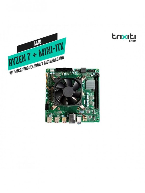 Kit Microprocesador y Motherboard - AMD - Kit Ryzen 4700S - 16GB RAM GDDR6 - Mini-ITX