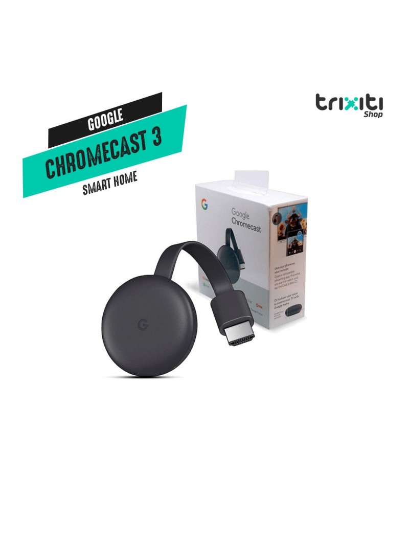 Smart Home - Google - Chromecast 3 - Sin cargador USB