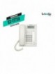Teléfono digital - Panasonic - KX-T7716X - 1 Línea LCD con CallerID - White