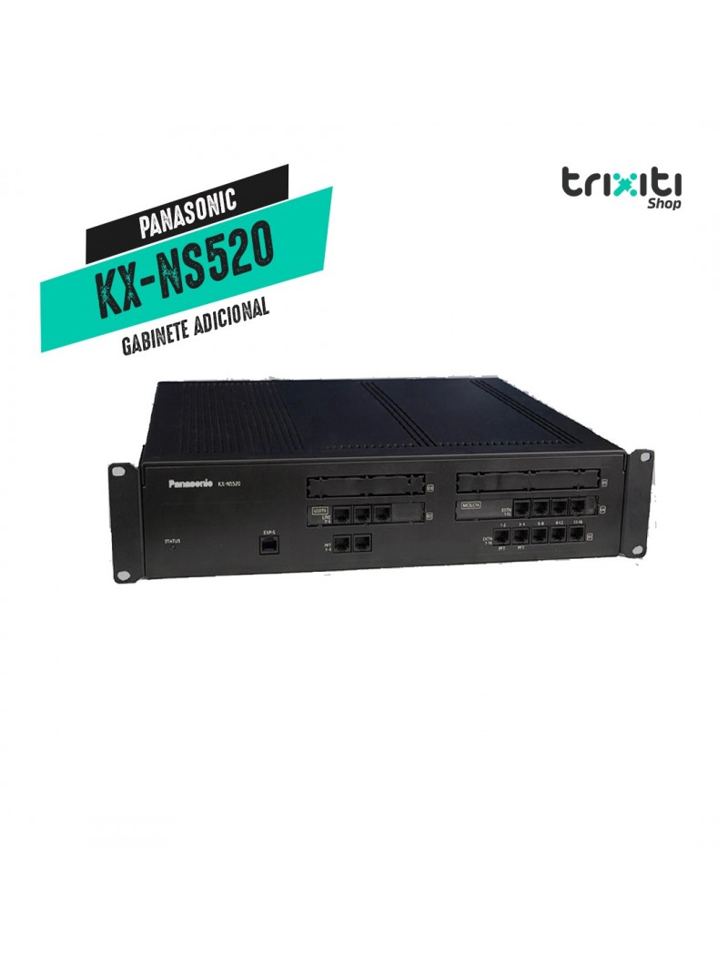 Gabinete adicional - Panasonic - KX-NS520AG - Para expandir central KX-NS500AGN