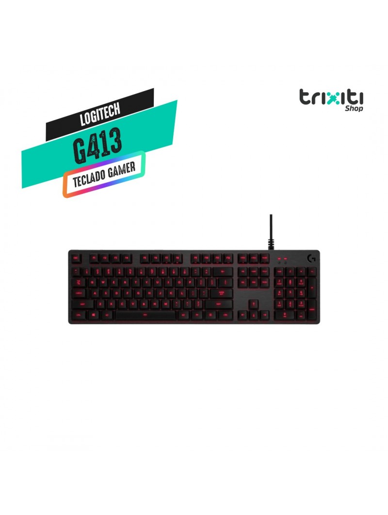 Teclado gamer - Logitech - G413 Mechanical - Carbon