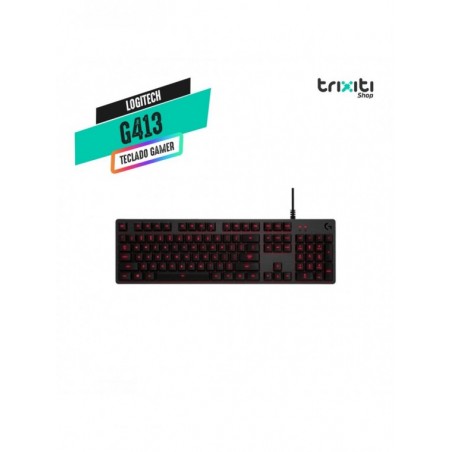 Teclado gamer - Logitech - G413 Mechanical - Carbon