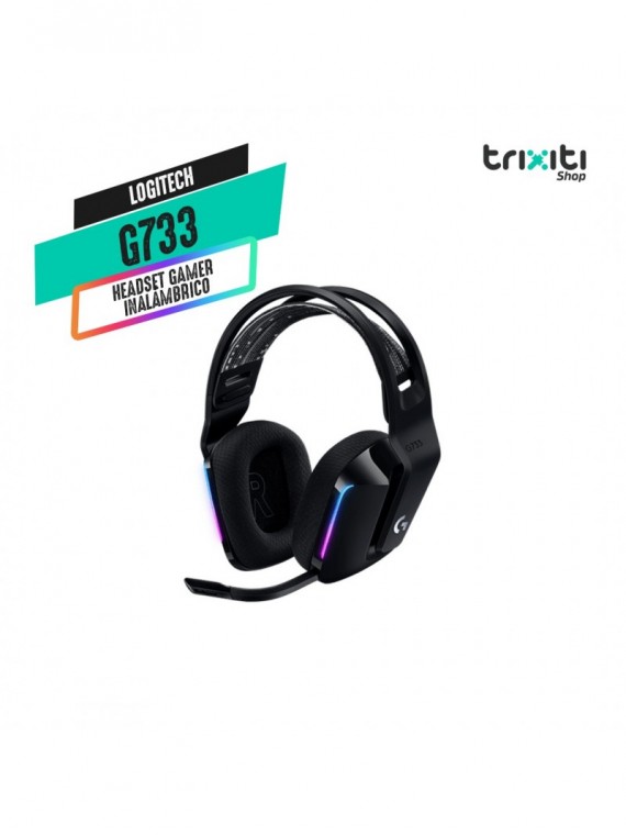 Headset gamer inalámbrico - Logitech - G733 Lightspeed RGB - Black