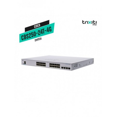Switch - Cisco - Small Business CBS250-24T-4G - 24 puertos gigabit + 4 SFP gigabit