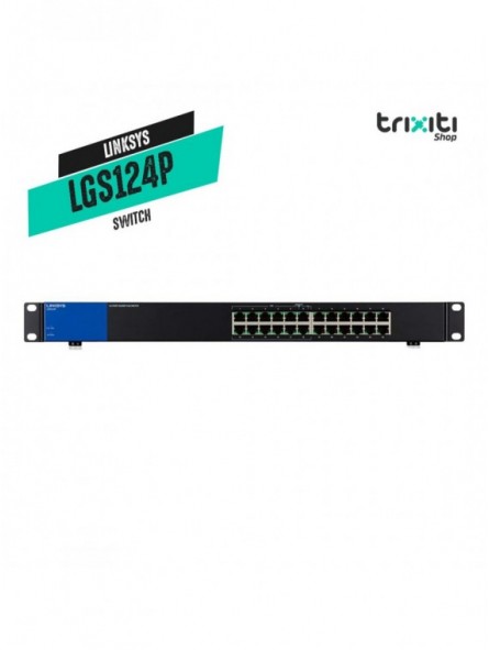 Switch - Linksys - LGS124P - 24 puertos Gigabit PoE+