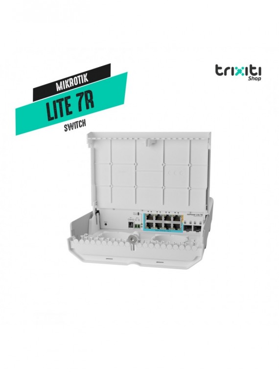 Switch - Mikrotik - netPower Lite 7R CSS610-1Gi-7R-2S+OUT