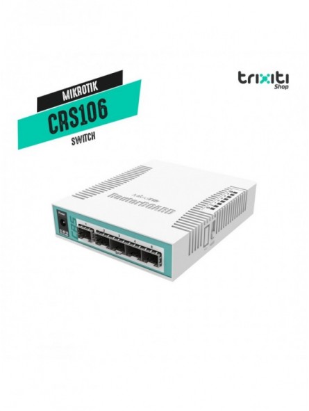 Switch - Mikrotik - Cloud Router Switch CRS106-1C-5S