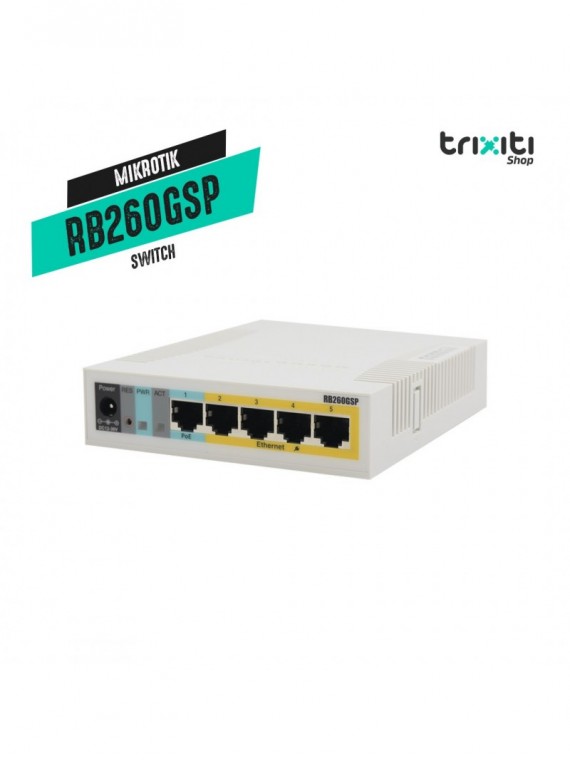 Switch - Mikrotik - Cloud Smart Switch CSS106-1G-4P-1S