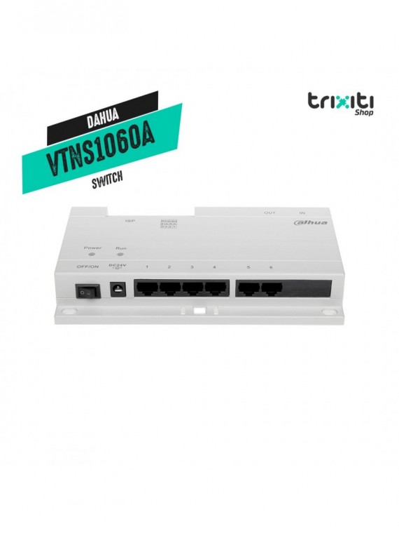 Switch - Dahua - Power Supply VTNS1060A - 6 puertos