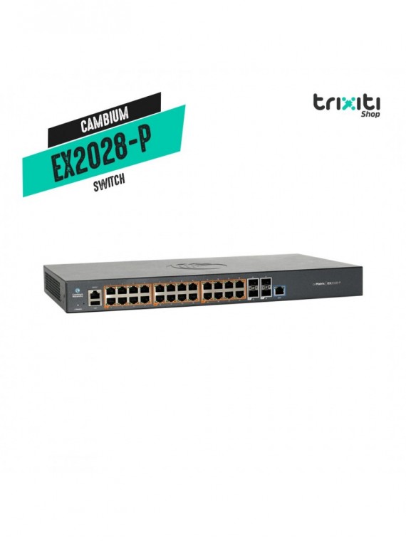 Switch - Cambium Networks - cnMatrix EX2028-P - Switch administrable 8 puertos Gigabit PoE