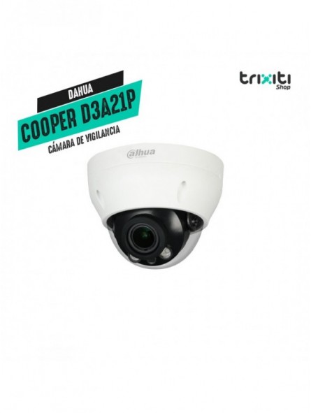 Cámara de vigilancia - Dahua - Cooper Series D3A21P-VF - Dome vari-focal 2.7-12mm - 1080p Full HD