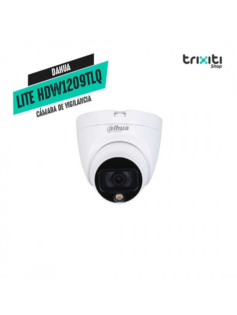 Cámara de vigilancia - Dahua - Lite Series HDW1209TLQP-LED - Eyeball Quick-to-install 2.8mm - 1080p Full HD - WDR