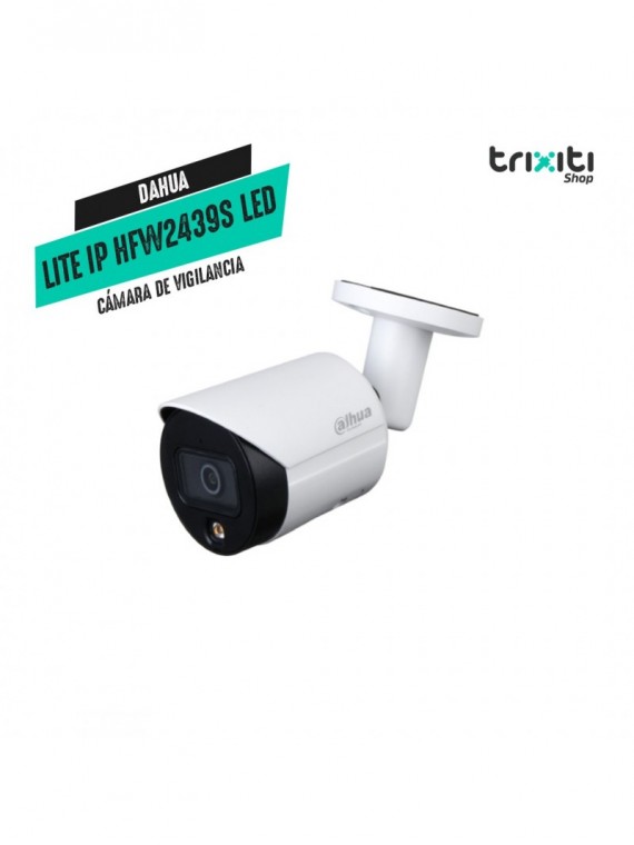 Cámara de vigilancia - Dahua - Lite Series HFW2439SP-SA - Bullet 3.6mm - 4MP - IR30 - LED Color