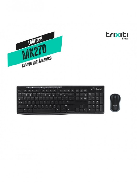 Combo teclado y mouse inalámbrico - Logitech - MK270