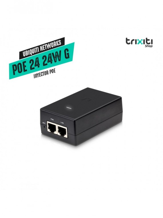 Inyector PoE - Ubiquiti - POE-24-24W-G