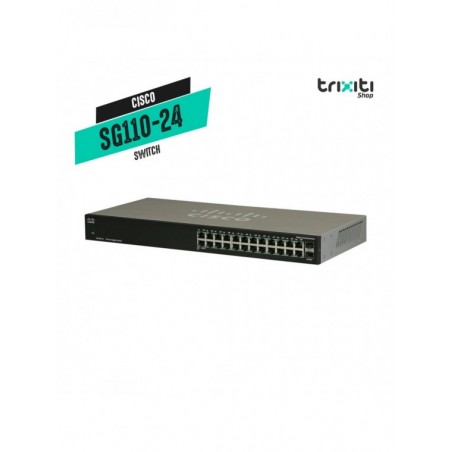 Switch - Cisco - Small Business SG110-24 - 24 puertos gigabit + 2 SFP gigabit
