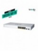 Switch - Cisco - Small Business CBS220-16P-2G - 16 puertos gigabit PoE + 2 SFP gigabit - 130W