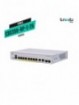 Switch - Cisco - Small Business CBS350-8P-E-2G - 8 puertos gigabit PoE+ + 2 RJ45 gigabit + 2 SFP gigabit - 60W