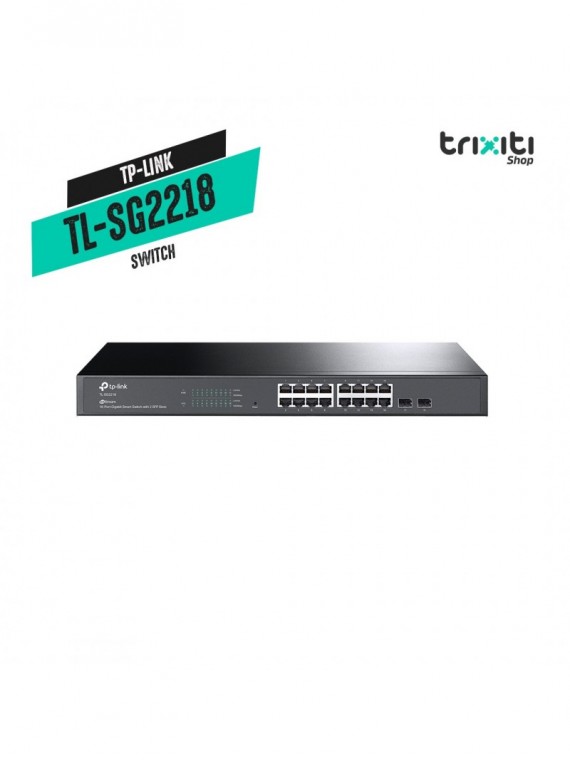 Switch - TP Link - JetStream TL-SG2218 - 16 puertos gigabit