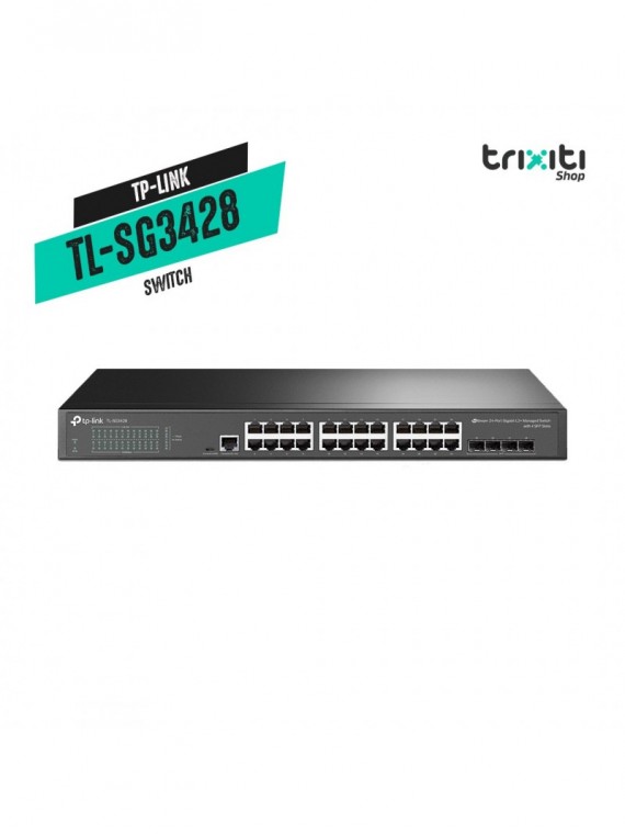 Switch - TP Link - JetStream TL-SG3428 - 24 puertos gigabit