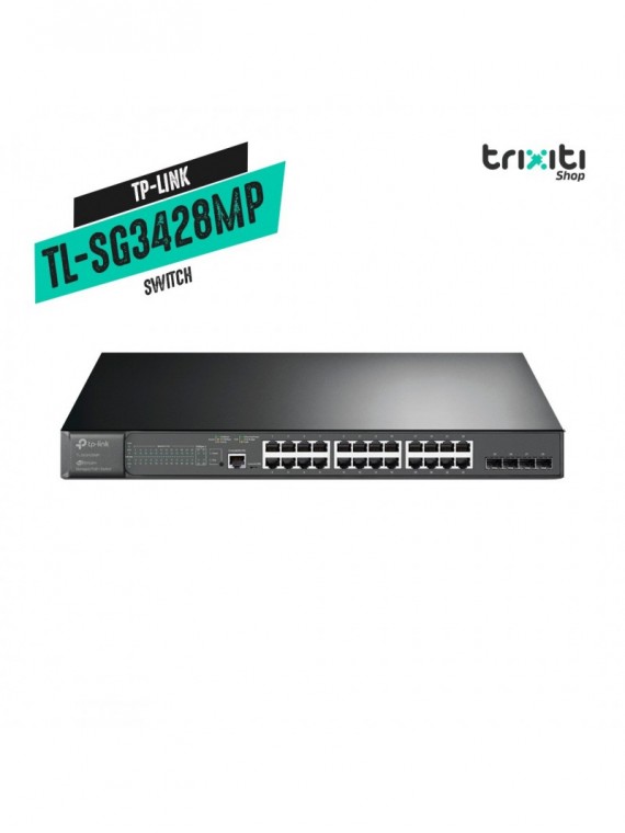 Switch - TP Link - JetStream TL-SG3428MP - 24 puertos gigabit
