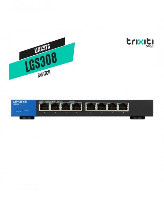 Switch - Linksys - LGS308 - 8 puertos Gigabit