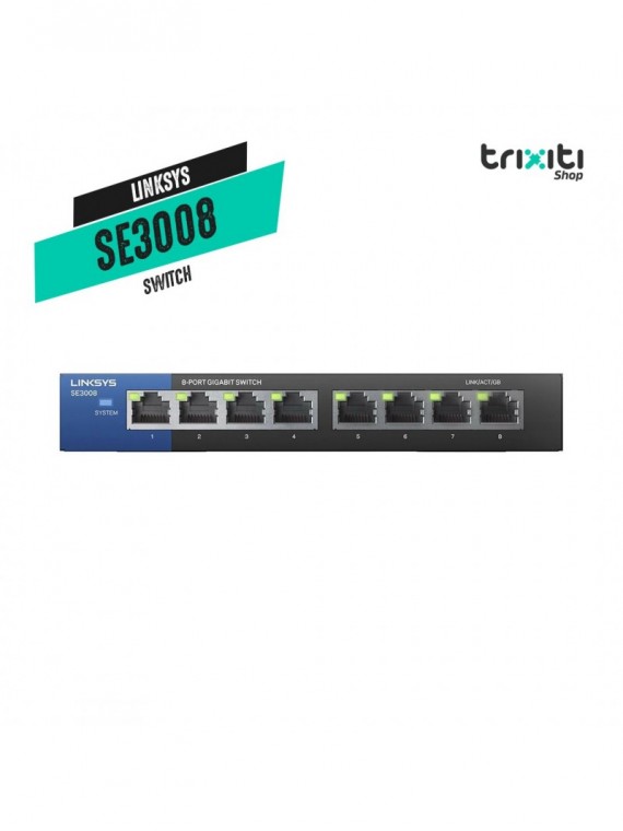 Switch - Linksys - SE3008 - 8 puertos Gigabit