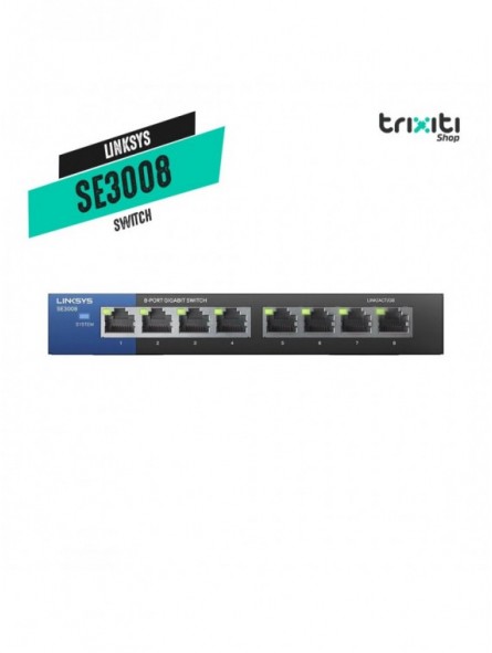 Switch - Linksys - SE3008 - 8 puertos Gigabit