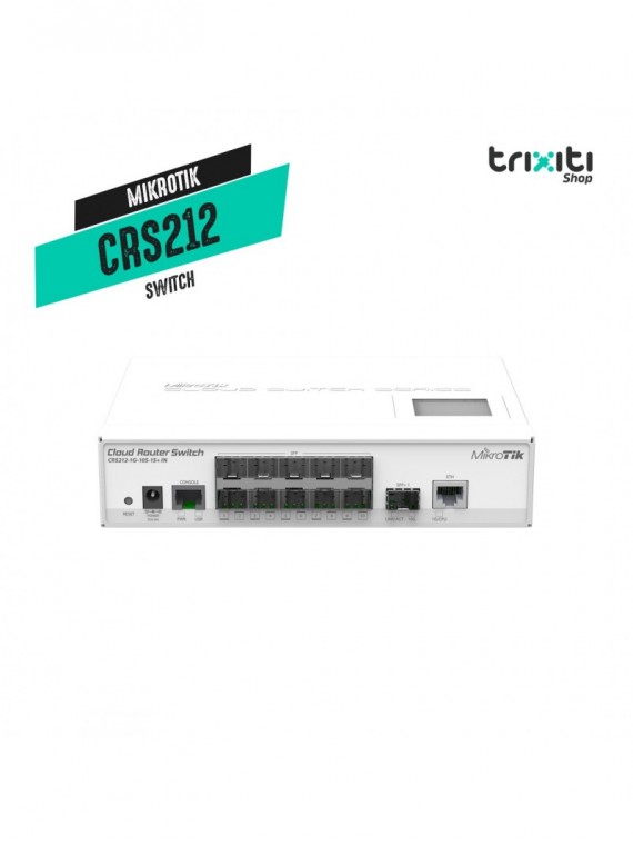 Switch - Mikrotik - Cloud Router Switch CRS212-1G-10S-1S+IN