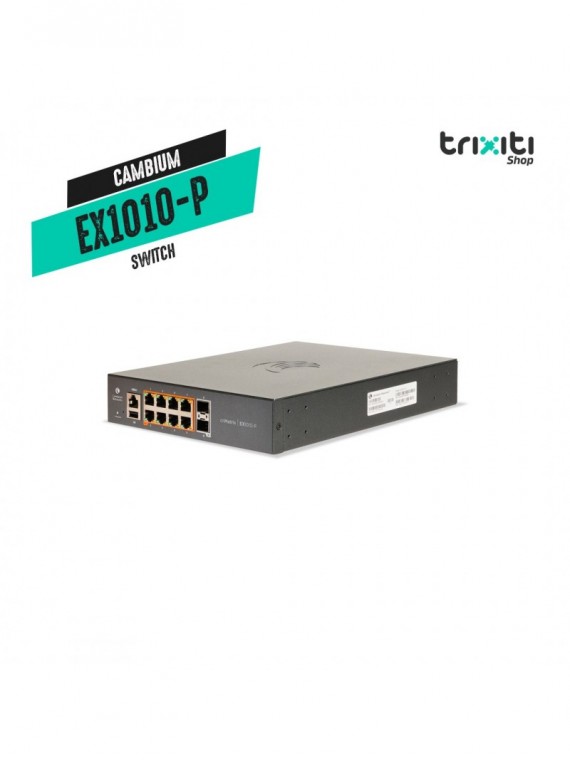 Switch - Cambium Networks - cnMatrix EX1010-P - Switch administrable 8 puertos Gigabit PoE