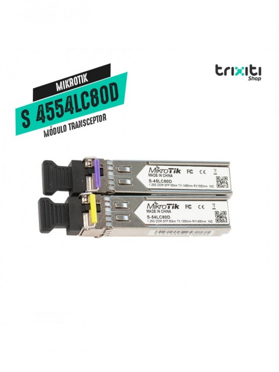 Módulo Transceptor SFP - Mikrotik - S-4554LC80D