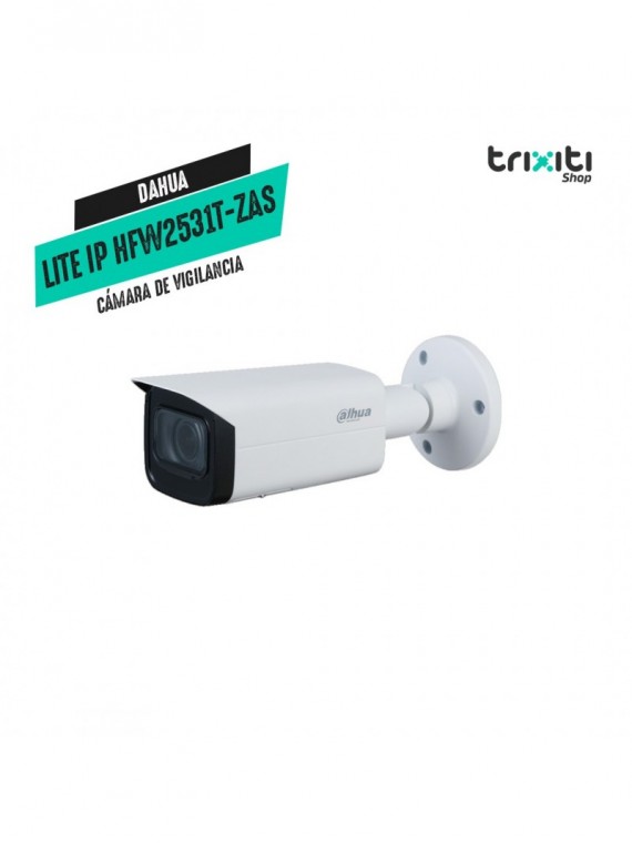 Cámara de vigilancia - Dahua - Lite Series HFW2531TP-ZAS - Bullet vari-focal 2.7-13.5mm - 5MP