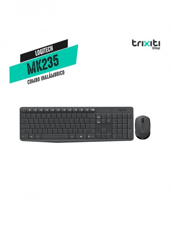 Combo teclado y mouse inalámbrico - Logitech - MK235